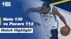 Berita video highlights laga musim reguler NBA 2020/2021 antara Indiana Pacers melawan Brooklyn Nets yang berakhir dengan skor 113-130, di mana Kevin Durant menorehkan 42 poin, Jumat (30/4/2021) pagi hari WIB.