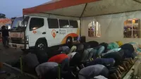 Salah satu Mobile Masjid yang berada di depan Hall 2 GIIAS 2018 (Liputan6.com/Yurike)