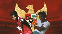 Timnas Indonesia - Arkhan Kaka dan Ronaldo Kwateh (Bola.com/Adreanus Titus)