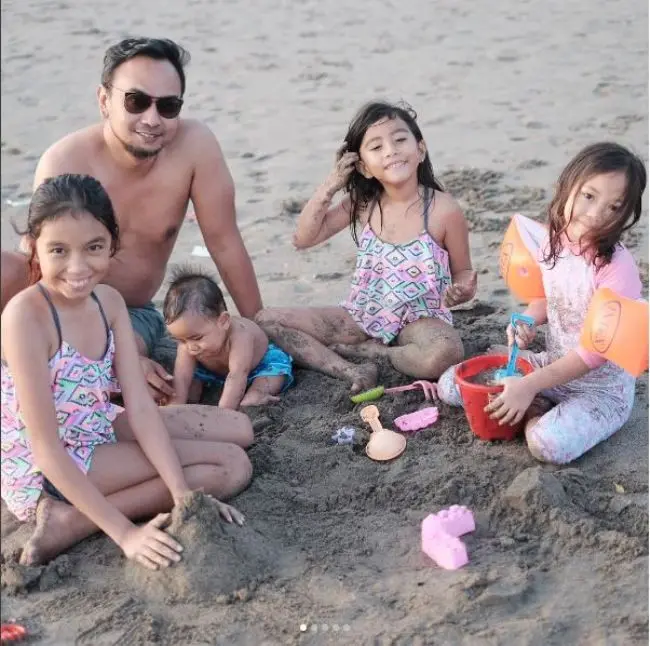 Meisya Siregar berlibur dengan anak-anaknya ke Bali (Foto: Instagram)