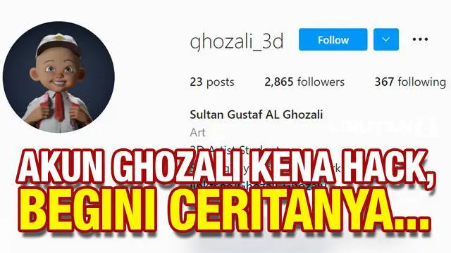 Kabar mengejutkan datang dari Ghozali Everyday. Dilaporkan, akun Instagram Ghozali dengan nama @ghozaliphoto kena hack atau diretas oleh orang tak bertanggung jawab. Kabar ini dibenarkan langsung oleh manager Ghozali, Ema Sulikhati, Rabu (23/02/2022)...