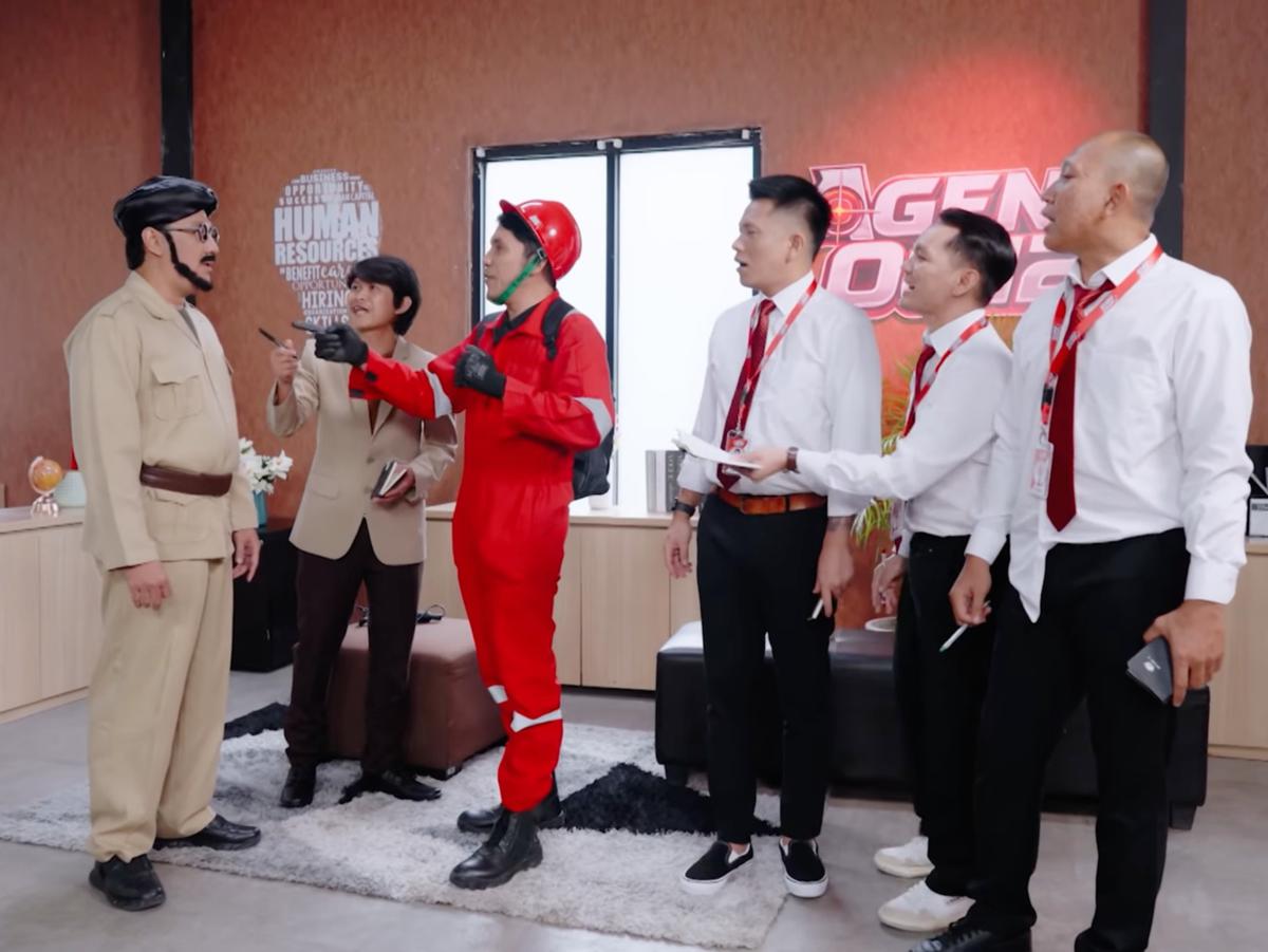 Salah satu adegan dalam serial Agent 0812. (Foto: Dok. YouTube AllPlay Entertainment)
