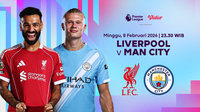 Jadwal Pertandingan Liverpool vs Manchester City