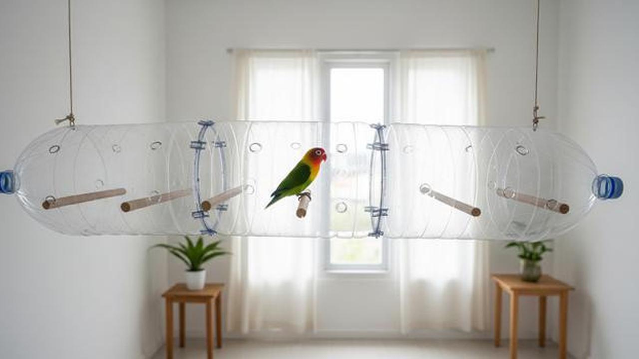 8 Desain Kandang Lovebird dari Botol Bekas, Kreatif dan Hemat Biaya