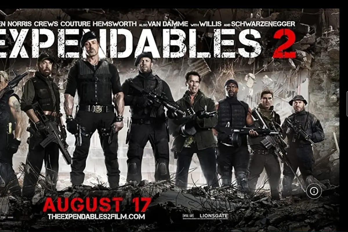 Film The Expendables 2 tayang di Bioskop Trans TV malam ini (Foto: Lionsgate via IMDB.com)
