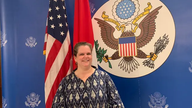 Heather Variava, Kuasa Usaha Ad Interim (KUAI) Kedutaan Besar Amerika Serikat.