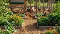 9 Desain Kebun Ayam yang Menyatu dengan Kandang, Lebih Hemat Pakan dan Praktis