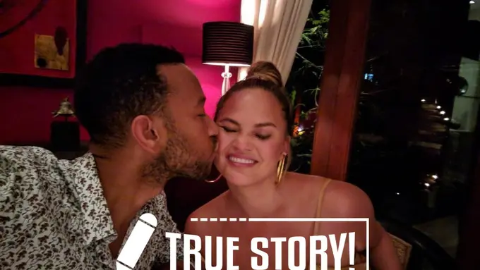 True Story! Rahasia Manisnya Hubungan John Legend-Chrissy Teigen, Couple Goals di Dunia Nyata dan Dunia Maya