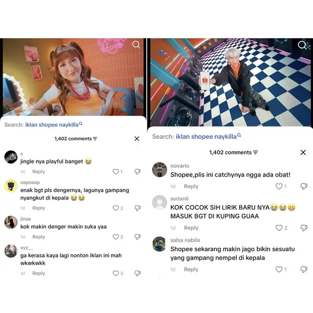 Dari Lirik Relate hingga Beat yang Bikin Nagih, Naykilla & Tenxi Ramaikan Shopee 9.9 Super Shopping Day