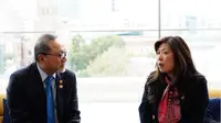 Menteri Perdagangan (MJendag) Zulkifli Hasan melakukan pertemuan bilateral dengan Menteri Promosi Ekspor, Perdagangan Internasional dan Pembangunan Ekonomi Kanada Mary Ng di San Francisco, AS.(Dok Kemendag)