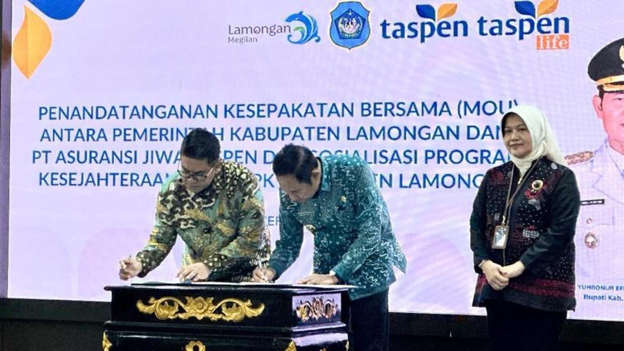 Tahukah Anda, Lebih dari 5.000 PPPK di Lamongan Kini Terlindungi? Taspen Life Komitmen Tingkatkan Kesejahteraan ASN
