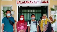 Pembimbing Kemasyarakatan (PK) Balai Pemasyarakatan Klas II Bengkulu (Bapaslu) mengantarkan seorang ABH ke BRSAMPK Alyatama Jambi (Dok. Humas PK Bapaslu / Nefri Inge)