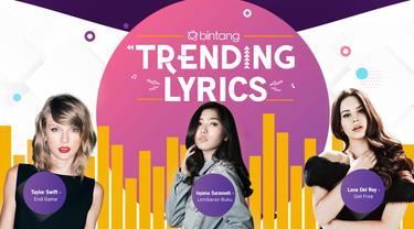Bintang Trending Lyrics Taylor Swift Isyana Lana Del Rey News Entertainment Fimela Com