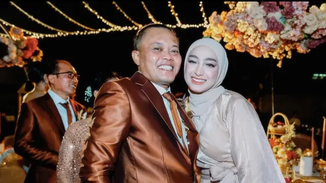 Santyka Kekasih Sule di Rangkaian Pernikahan Mahalini dan Rizky Febian