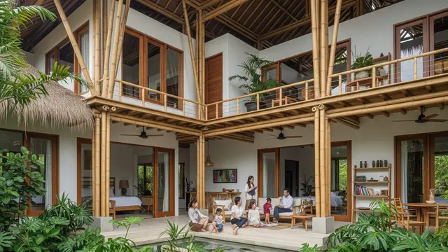 Ide Desain Rumah Semi Permanen yang Tetap Nyaman untuk Keluarga Besar