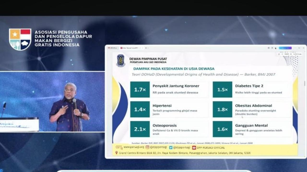 Program MBG Kunci Atasi Kedaruratan Tersembunyi Stunting, Kata Ketua Persagi