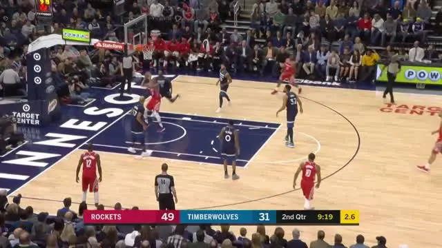 VIDEO : Cuplikan Pertandingan NBA, Rockets 129 vs Timberwolves 120