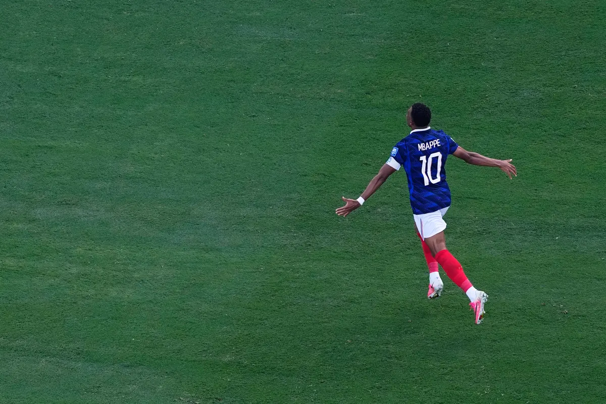 Pemain Prancis Kylian Mbappe