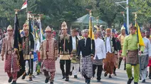 Kirab Bendera Pusaka Menuju Istana Merdeka