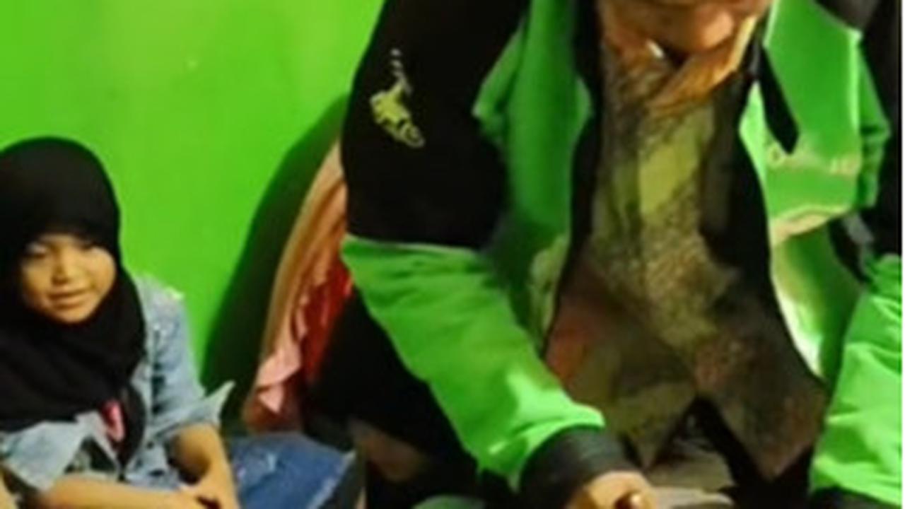 Driver Ojol Rawat Puluhan Anak Yatim dan Dhuafa