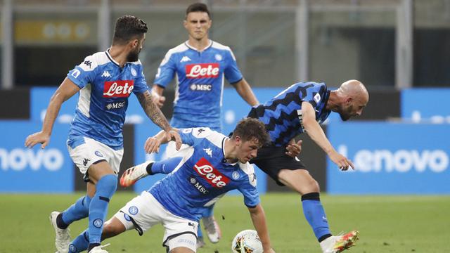 FOTO: Taklukkan Napoli, Inter Milan Sukses Jaga Posisi Dua Klasemen