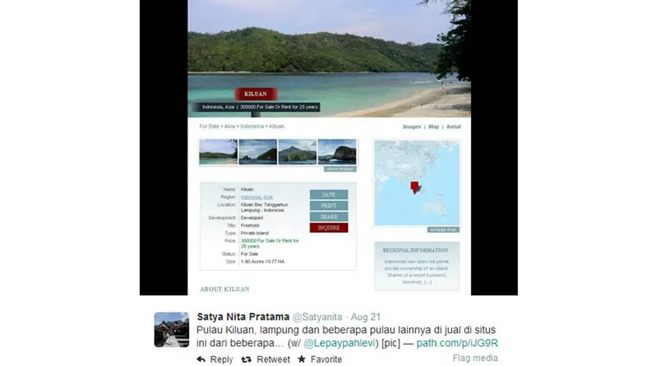 Pulau Kiluan dan Pulau Kumbang