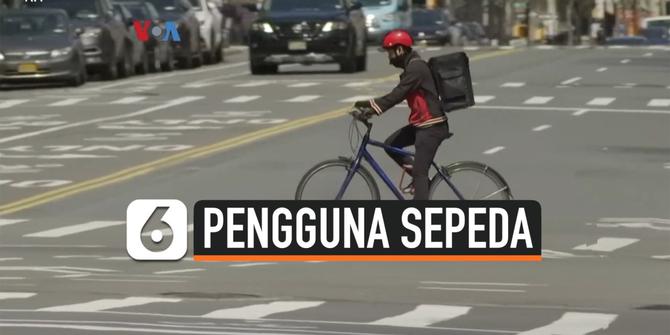 VIDEO: Sepeda Jadi Transportasi Andalan Selama Pandemi Corona