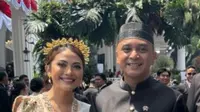 Potret Cynthia Ganesha di Upacara HUT RI ke-80, Perdana sebagai Istri Wakil Menteri Kebudayaan