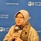 Menteri Sosial Tri Rismaharini menjadi pembicara pembuka hari kedua Forum Infrastruktur Organisation for Economic Cooperation and Development (OECD)di Paris Perancis Rabu (10/4) (dok: Kemensos)