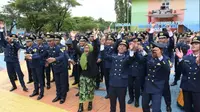 Pelantikan dan Pelepasan Perwira Transportasi Program Diklat Pelaut dan Politeknik Pelayaran Banten.&nbsp; foto: istimewa