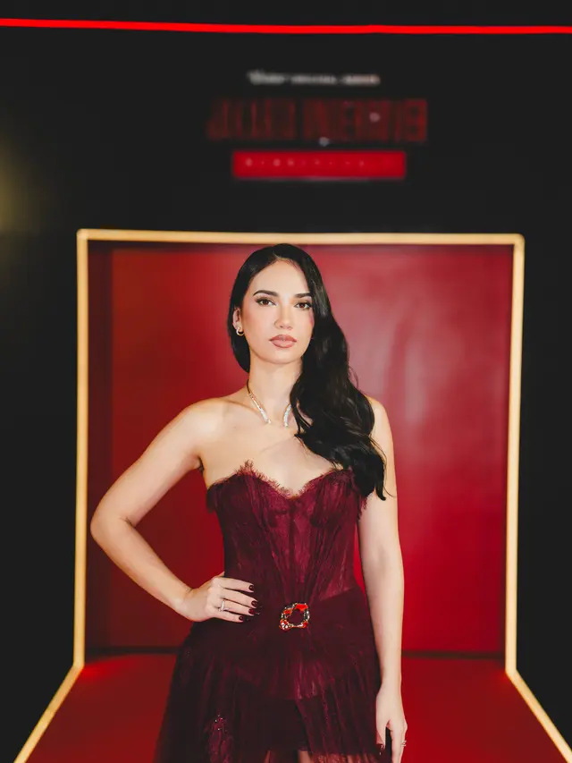 Haico Van der Veken dalam konferensi pers dan screening Vidio Original Series Jakarta Undercover: Members Only. (dok. Vidio)