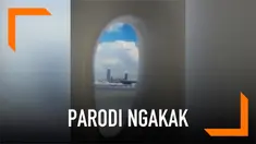 Efek tiket pesawat mahal ternyata bikin beberapa orang tak kehilangan kreatifitas untuk tetap naik pesawat lho. Ini buktinya!