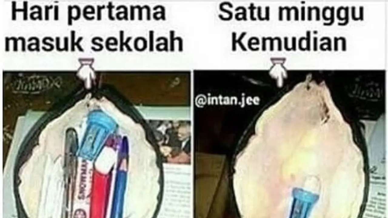 Meme hari pertama sekolah