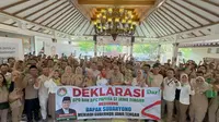 Dewan Pengurus Daerah Pedagang Pejuang Indonesia Raya Jawa Tengah (DPD Papera Jateng) mendeklarasikan dukungan kepada Sudaryono untuk maju dalam Pilkada Jateng 2024. (Ist).