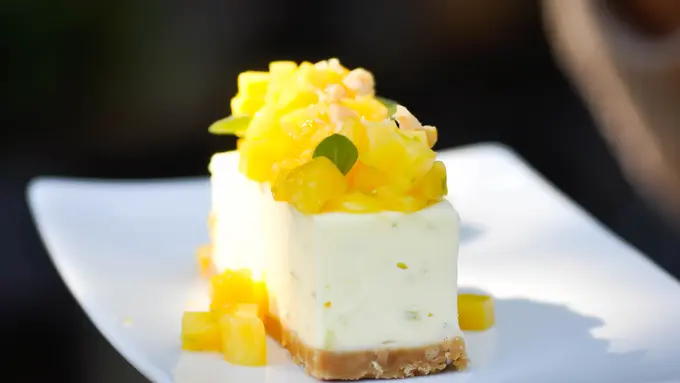 resep mango cheesecak