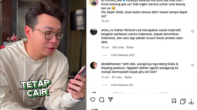 Mayang Langsung Kicep Saat Ditagih Rp 500 Juta oleh Dokter Richard Lee Gara-Gara Tantangannya Sendiri