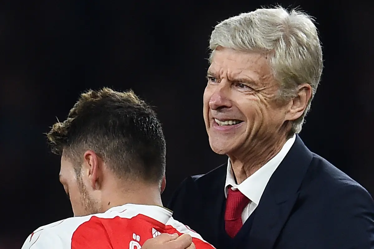 Arsene Wenger dan Mesut Ozil