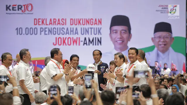 Deklarasi Dukungan 10.000 Pengusaha untuk Jokowi-Amin