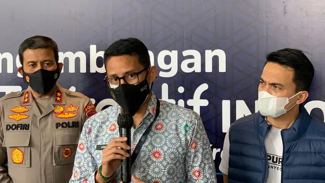 Sandiaga Uno di pelaksanaan Program Pengembangan Kabupaten/Kota kreatif Indonesia di Kabupaten Bandung dan Kota Cimahi