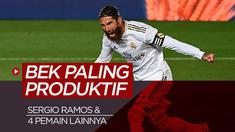 Berita motion grafis 5 bek paling produktif abad 21, catatan Sergio Ramos paling jos!