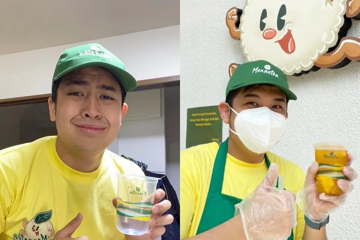 Jehian Panangian dan Jerome Polin Bisnis Minuman Teh