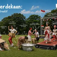 Ilustrasi lomba 17 Agustus.