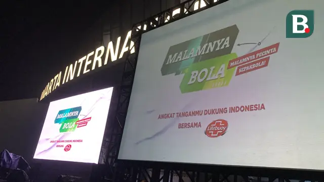 Nonton bersama Timnas Indonesia vs Filipina: MALAMNYA BOLA