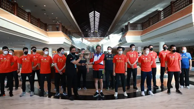 Presiden Joko Widodo - Piala Thomas
