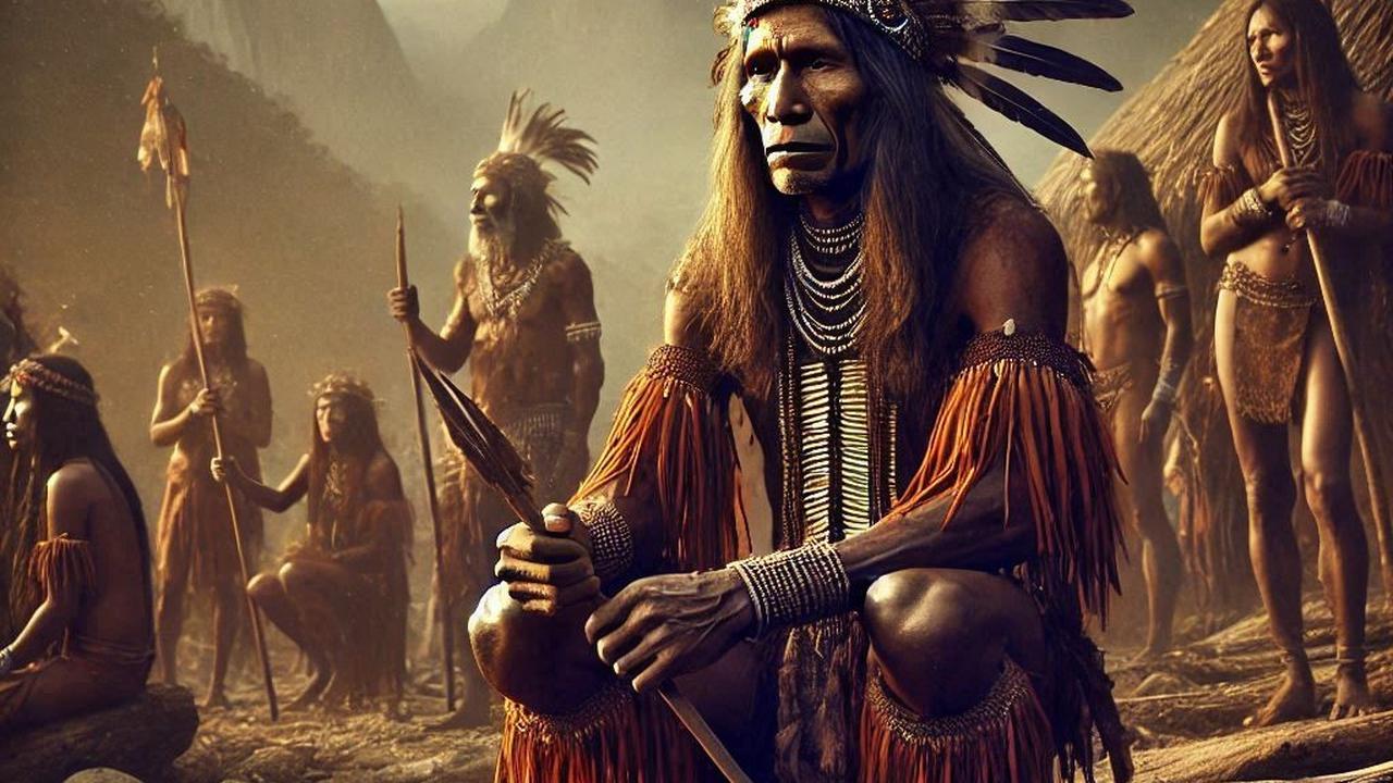 Ilustrasi Suku Indian