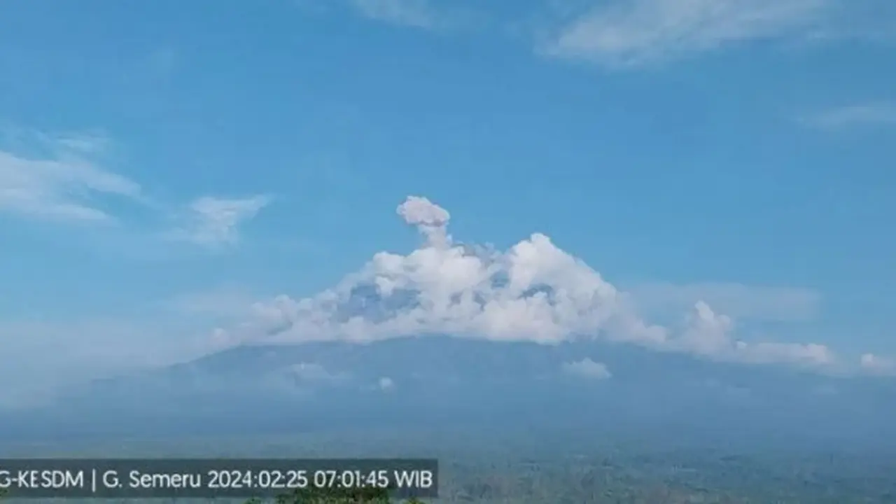 Ilustrasi Gunung Semeru di perbatasan Kabupaten Lumajang dan Kabupaten Malang (Istimewa)
