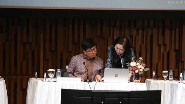 Paparan publik PT Surya Citra Media Tbk (SCMA), Rabu (14/6/2023). (Foto: Liputan6.com/Johan Tallo)