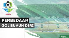 Berita video membandingkan gol bunuh diri yang diciptakan striker Persib Bandung, Jonathan Bauman, dengan penyerang Persija Jakarta, Marko Simic, di Gojek Liga 1 2018 bersama Bukalapak.