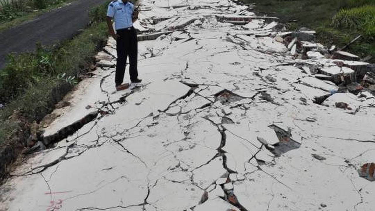 Tembok lapas di Banda Aceh ambruk akibat gempa