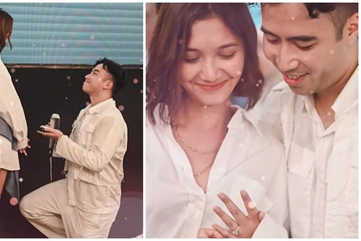 6 Momen Detik-Detik saat Vidi Aldiano Melamar Sheila Dara, Penuh Haru Bahagia